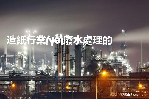 造紙行業(yè)廢水處理的以后：技術(shù)創(chuàng)新與環(huán)境保護(hù)并駕齊驅(qū)？